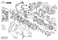 Bosch 0 603 162 603 Psb 750-2 Re Percussion Drill 230 V / Eu Spare Parts